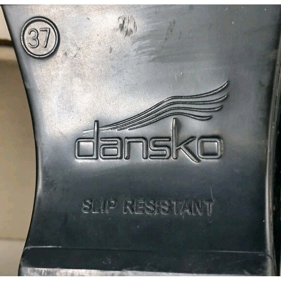 Dansko XP Professional Cabrio sz 37 Black Leather Comfort Supportive US 6.5 - Picture 12 of 13